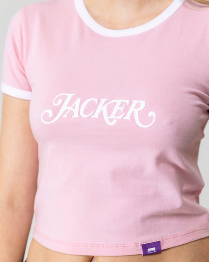 CAMISETA CORTA CLÁSICA - ROSA