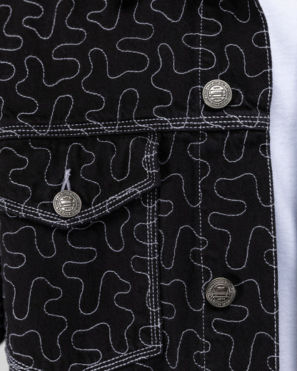 Camicia di jeans ONELINE - Nera
