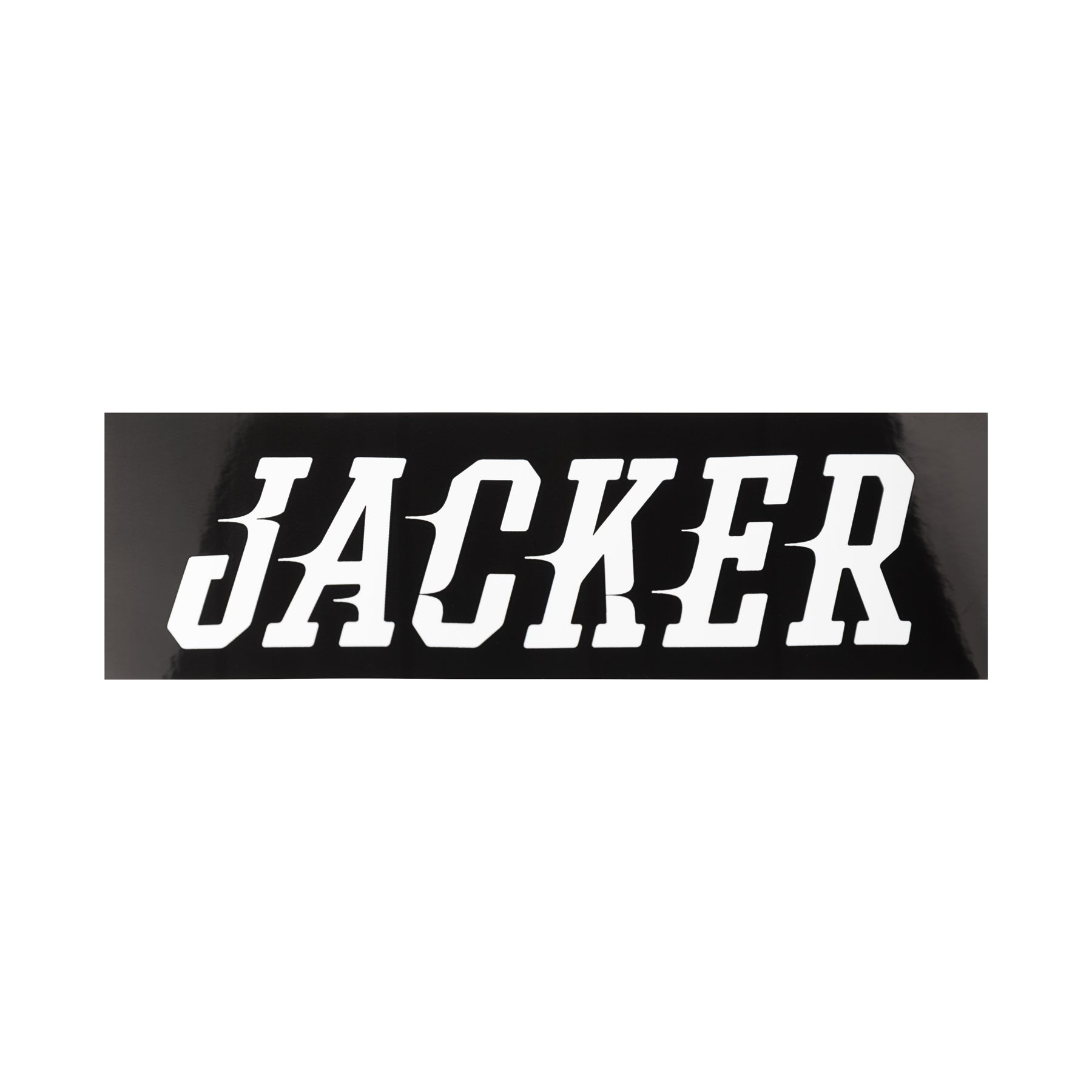 TEAM LOGO - STICKER - BLACK - JACKER