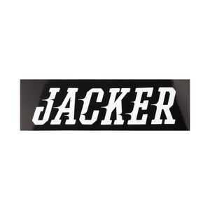 TEAM LOGO - STICKER - BLACK - JACKER