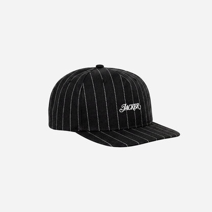 STRIPE CAP BLACK