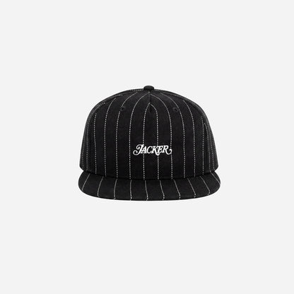 STRIPE CAP BLACK