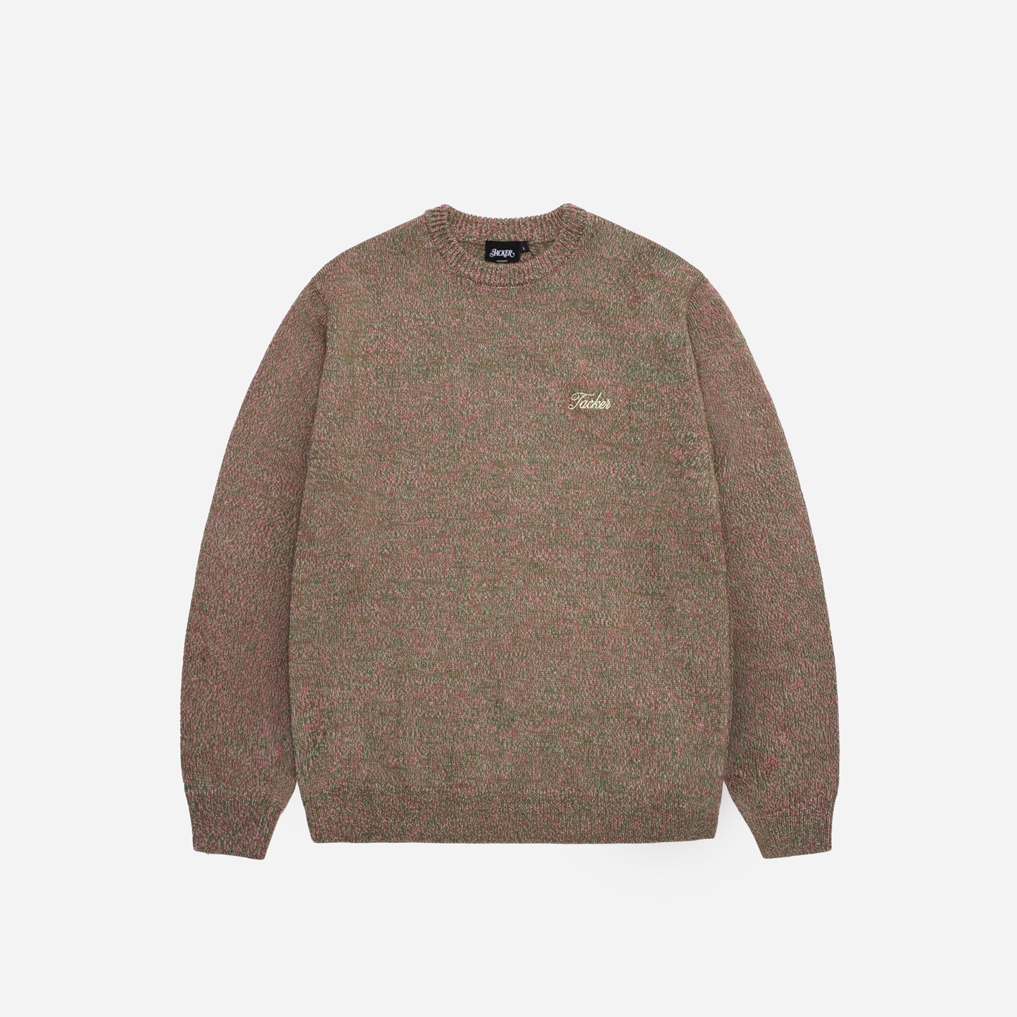 SNUG KNIT CREWNECK - BEIGE