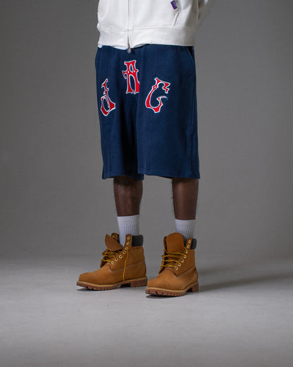 SWEAT SHORT POODLE PALS NAVY