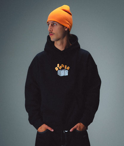 TOAST HOODIE - BLACK