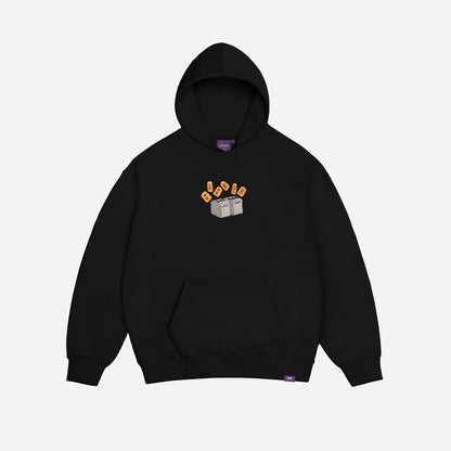 TOAST HOODIE - BLACK