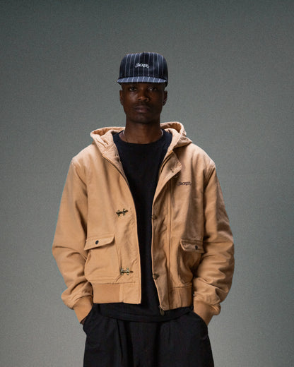 TURNOUT HOODED JACKET BROWN
