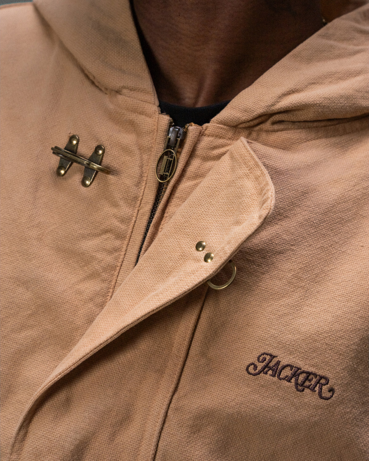 TURNOUT HOODED JACKET BROWN