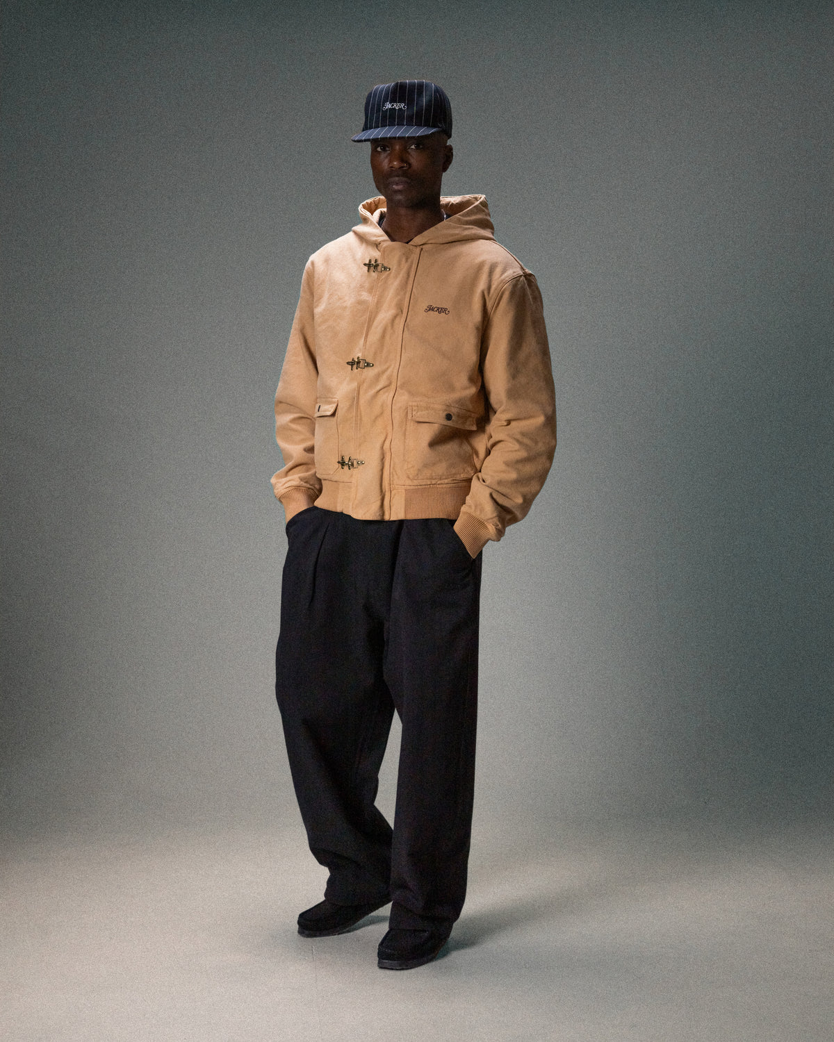 TURNOUT HOODED JACKET BROWN
