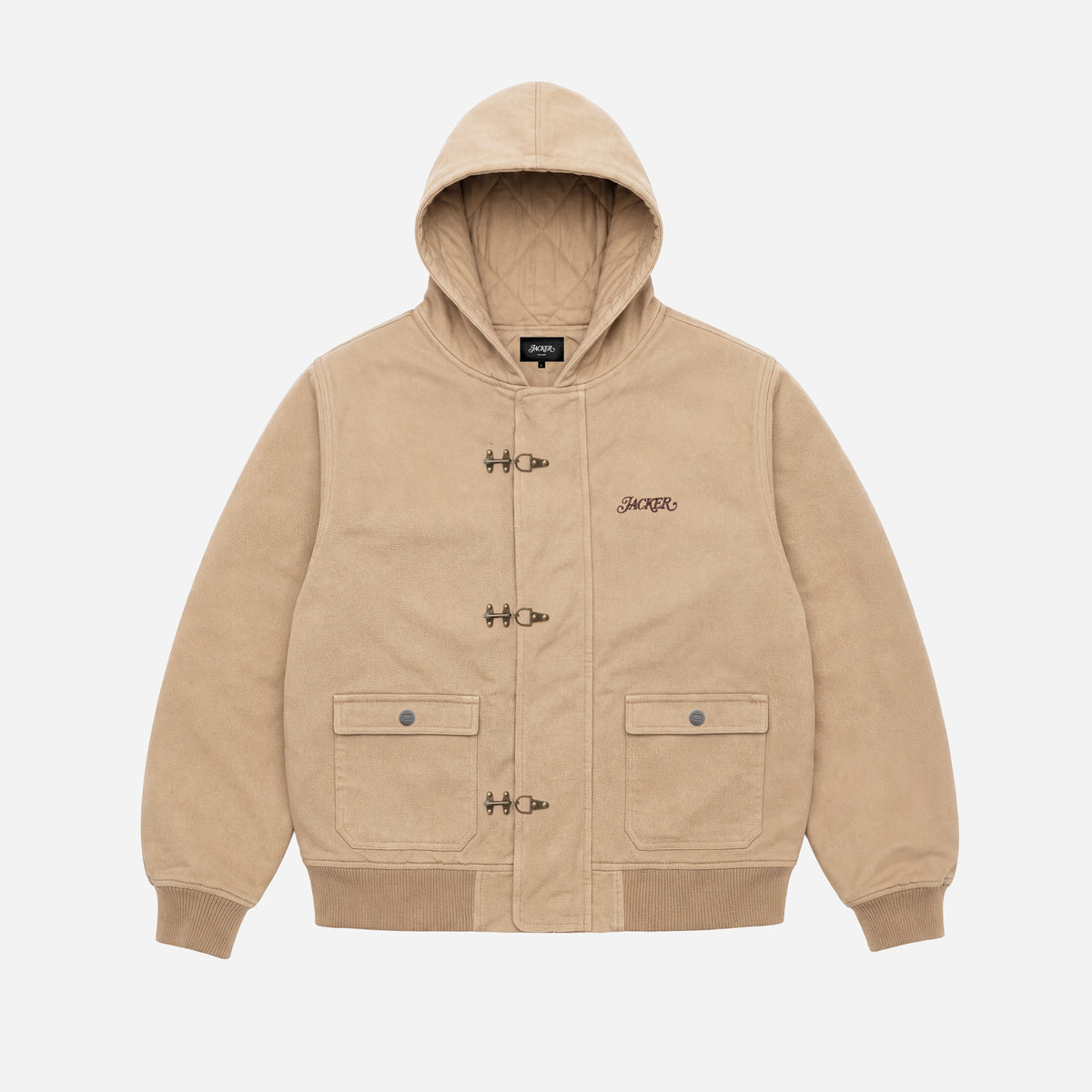 TURNOUT HOODED JACKET BROWN