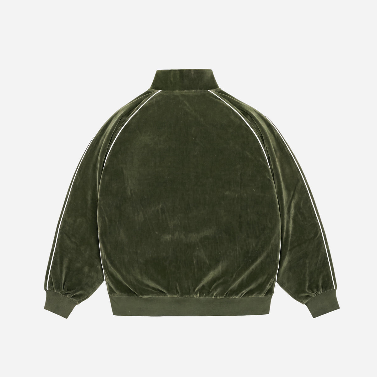 VELVET TRACK JACKET GREEN