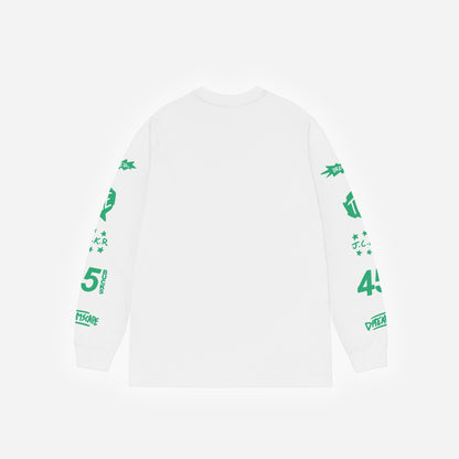 WAKE UP ! LONG SLEEVES - WHITE