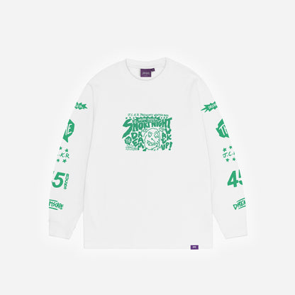 WAKE UP ! LONG SLEEVES - WHITE