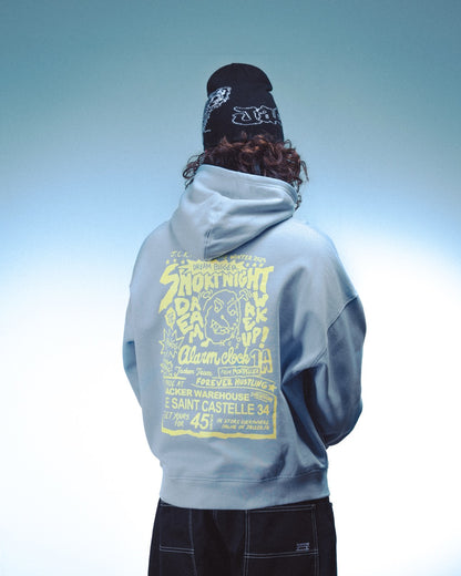 WAKE UP ! HOODIE - BLUE