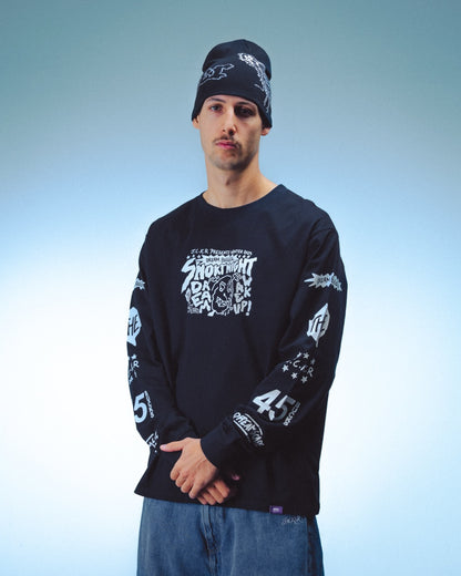 WAKE UP ! LONG SLEEVES - BLACK