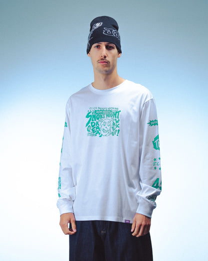 WAKE UP ! LONG SLEEVES - WHITE