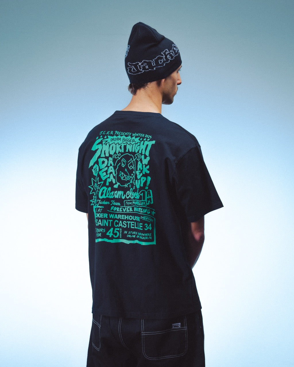 WAKE UP ! T-SHIRT - BLACK