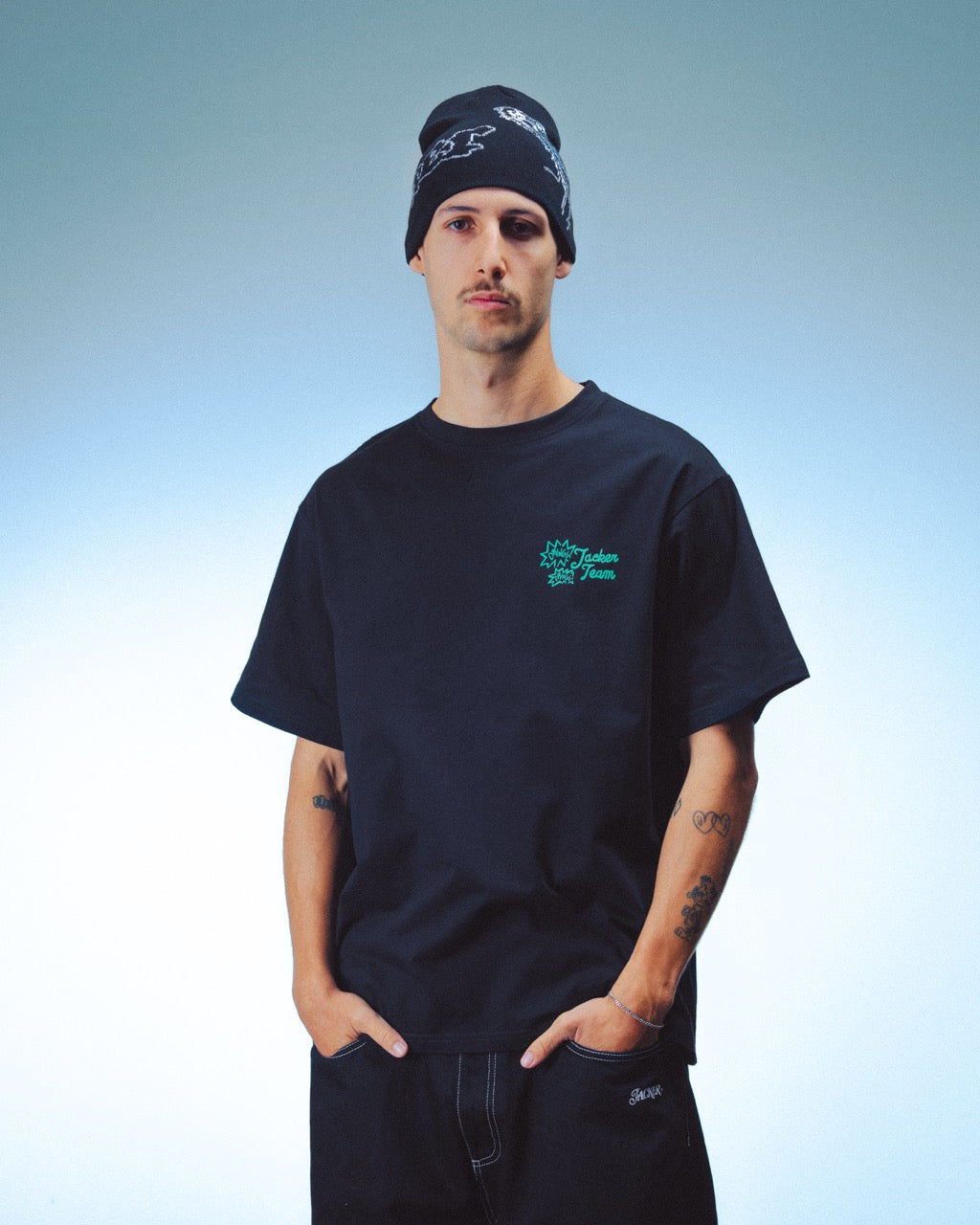 WAKE UP ! T-SHIRT - BLACK