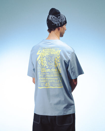 WAKE UP ! T-SHIRT - BLUE