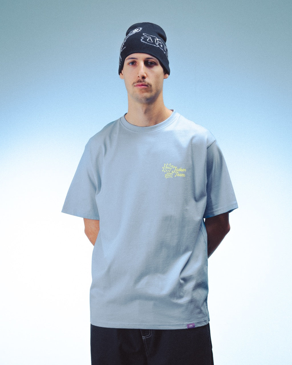 WAKE UP ! T-SHIRT - BLUE