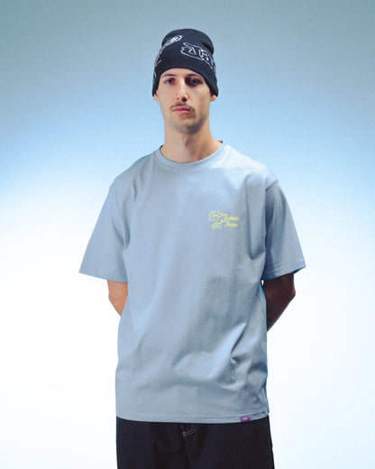 WAKE UP ! T-SHIRT - BLUE