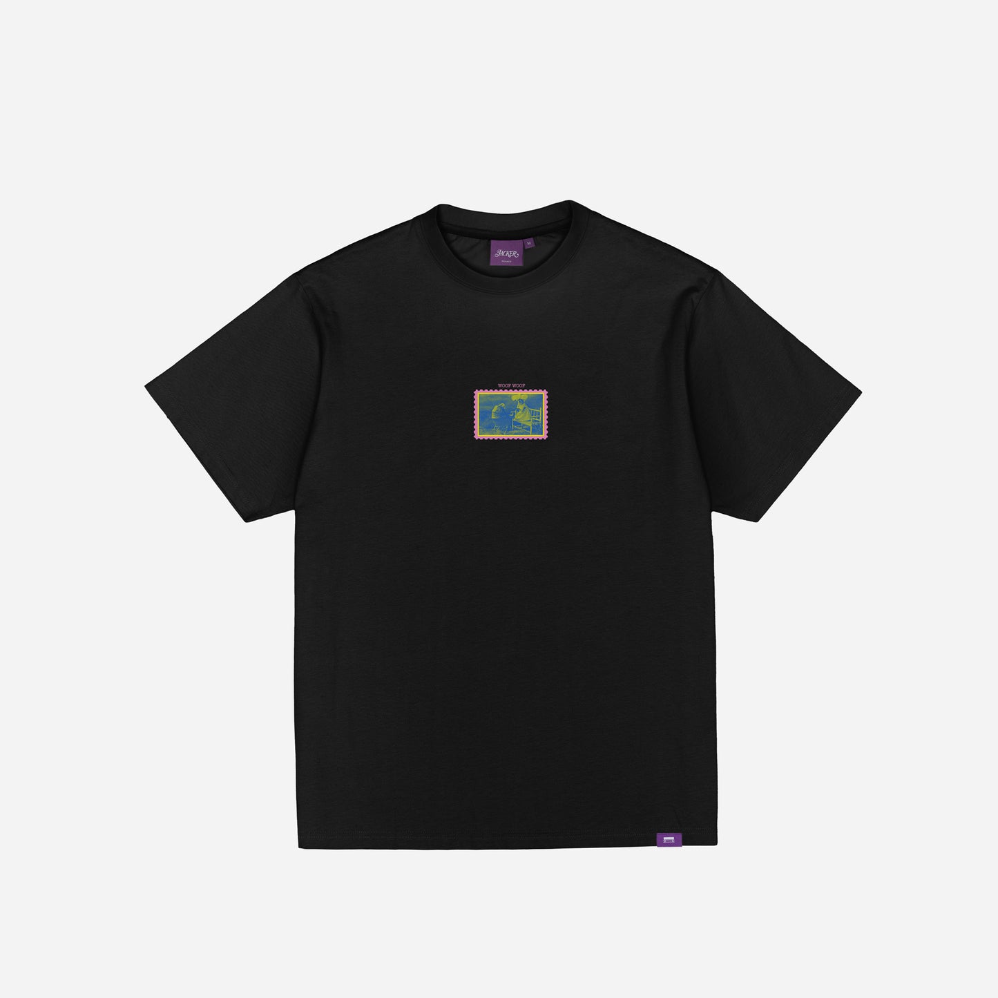 WOOF WOOF T-SHIRT - BLACK
