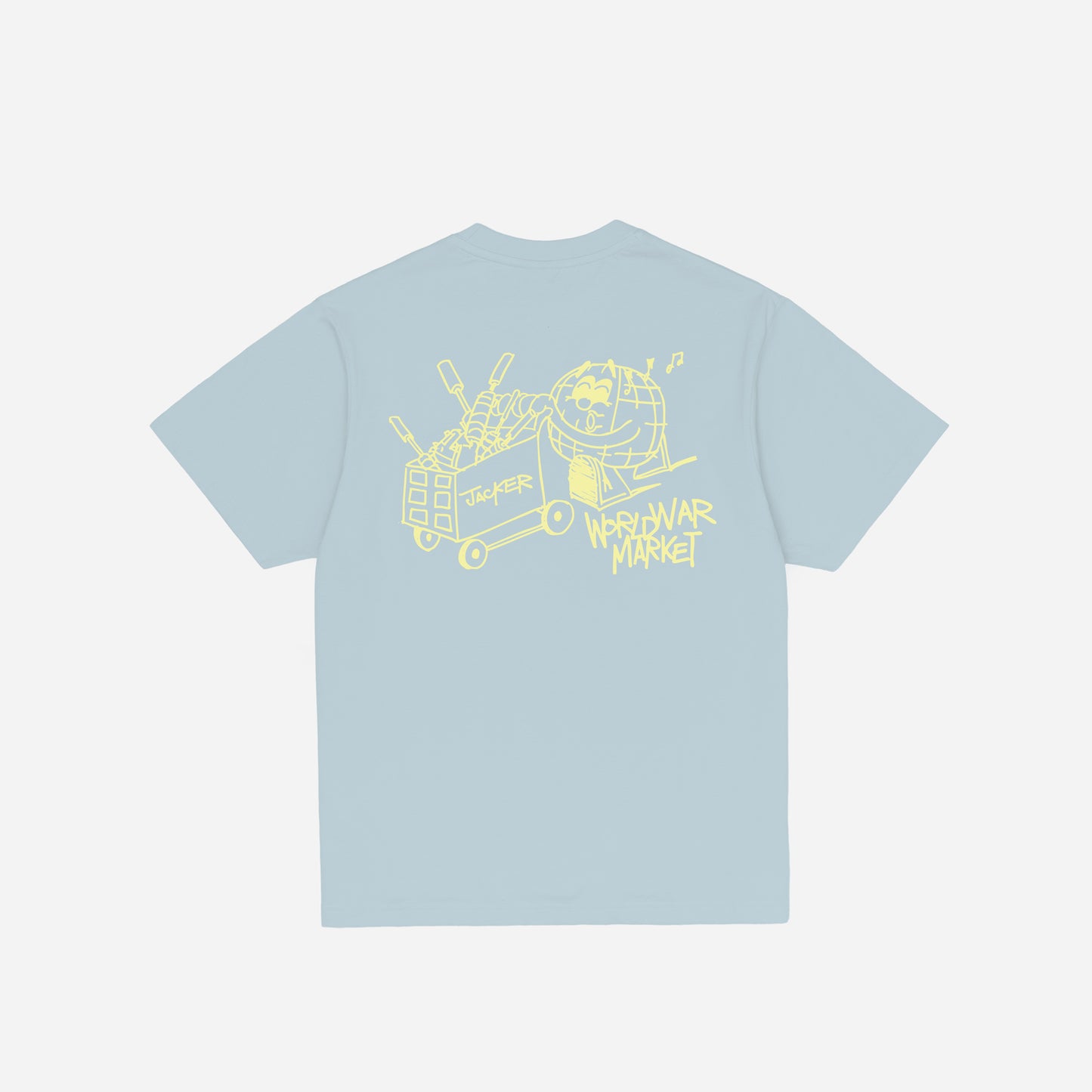 WORLD WAR MARKET T-SHIRT BLUE