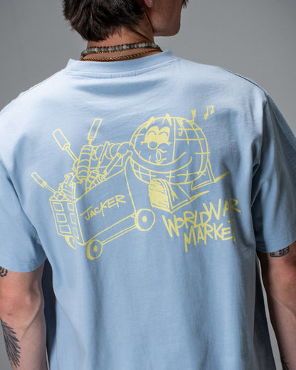 WORLD WAR MARKET T-SHIRT BLUE
