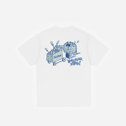 WORLD WAR MARKET T-SHIRT WHITE