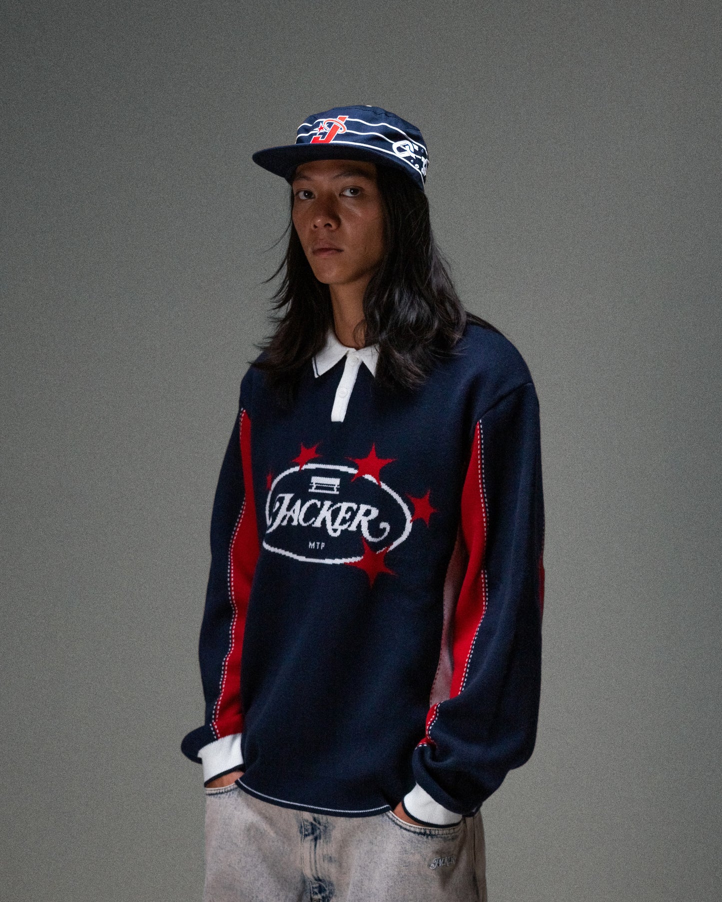 ZAZEL POLO KNIT MULTI