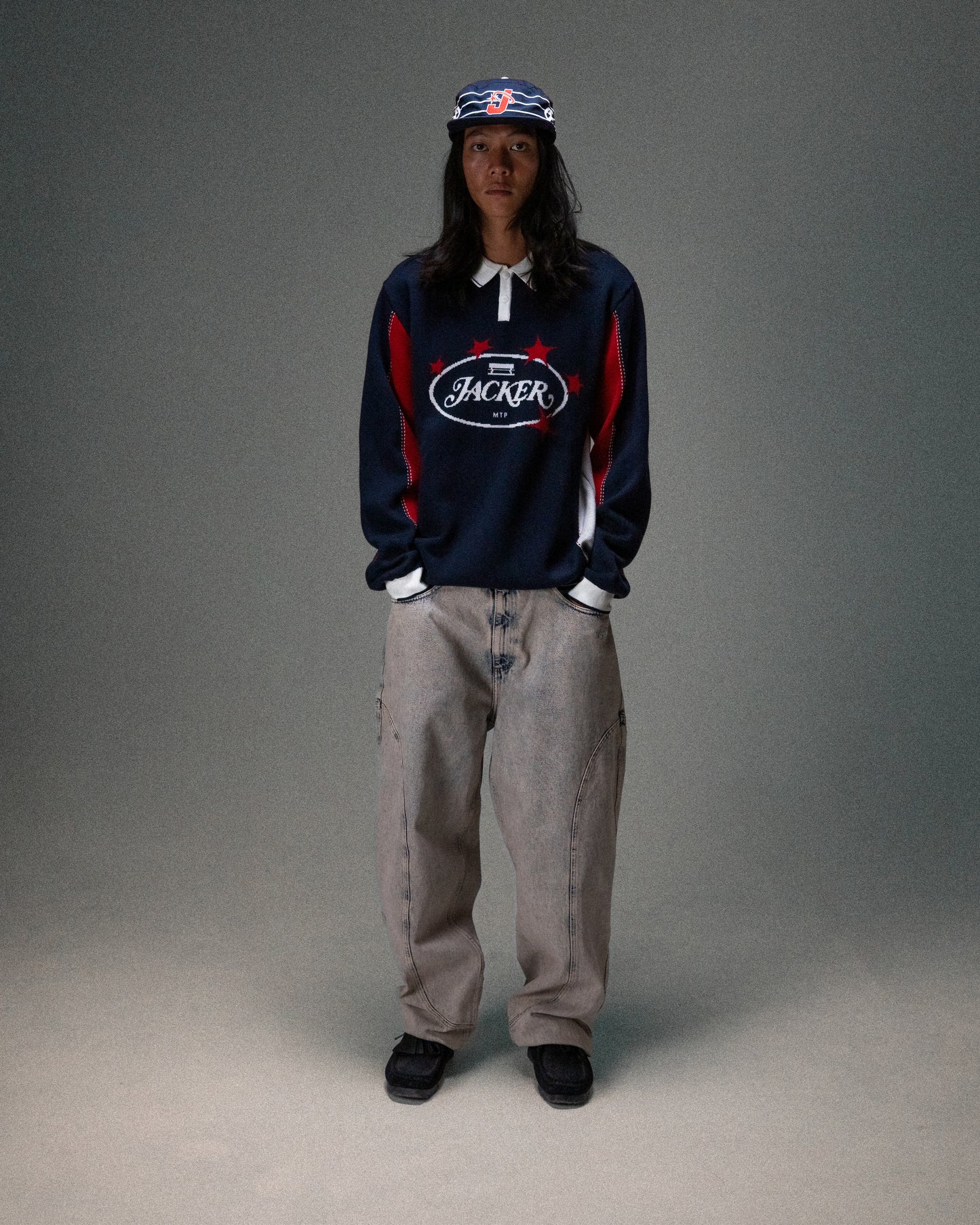 ZAZEL POLO KNIT MULTI