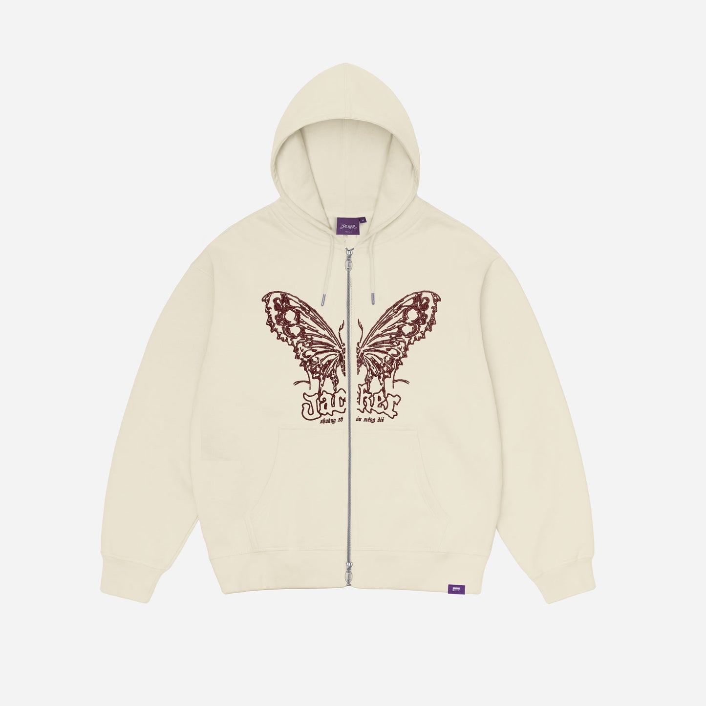 ZHOU ZIP HOODIE - TOFU