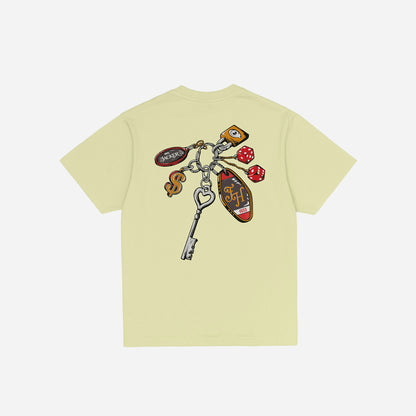 SCHLÜSSELANHÄNGER T-SHIRT - GRÜN
