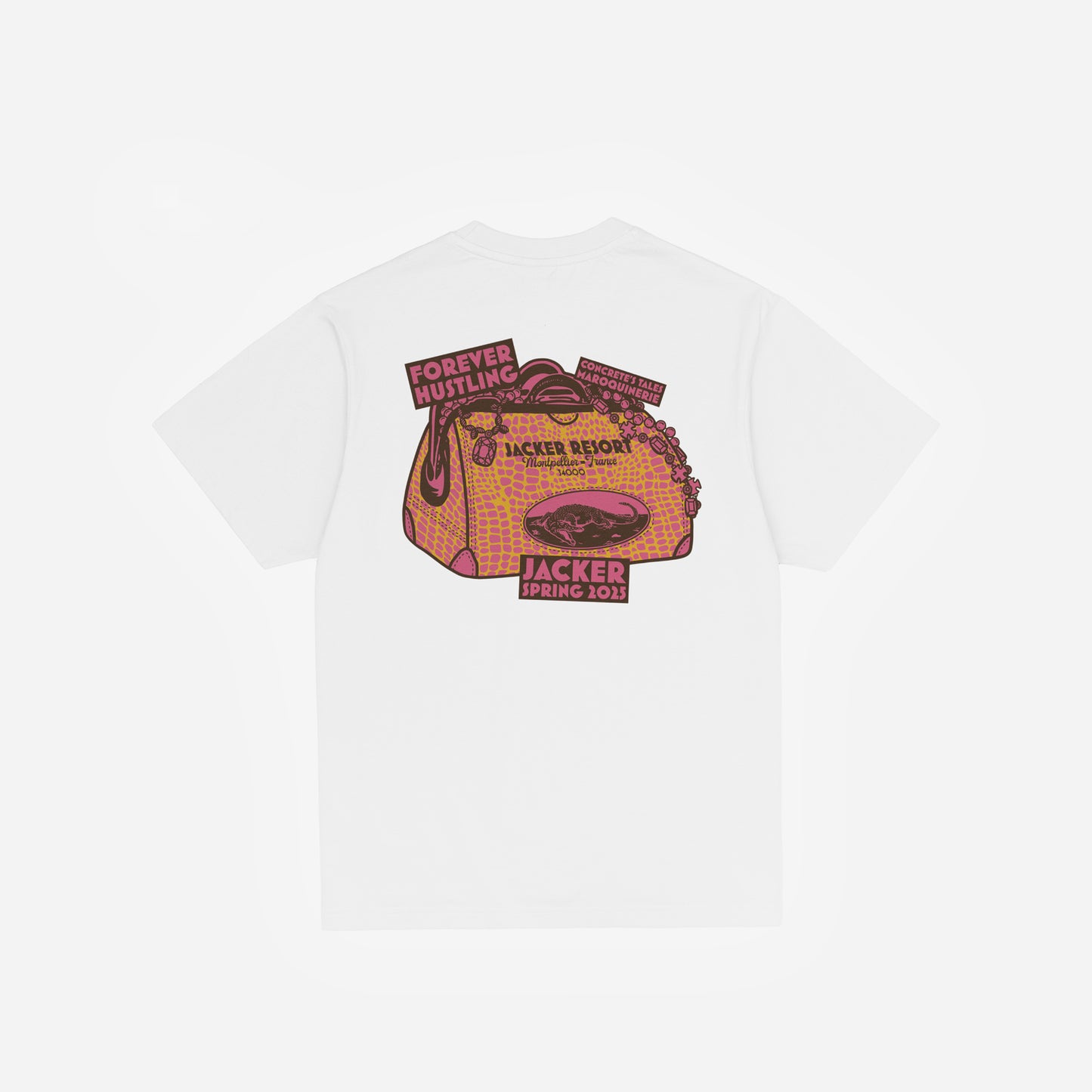 マロキン バッグ Tシャツ - ホワイト