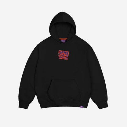 Maroquin Bag Hoodie - Black