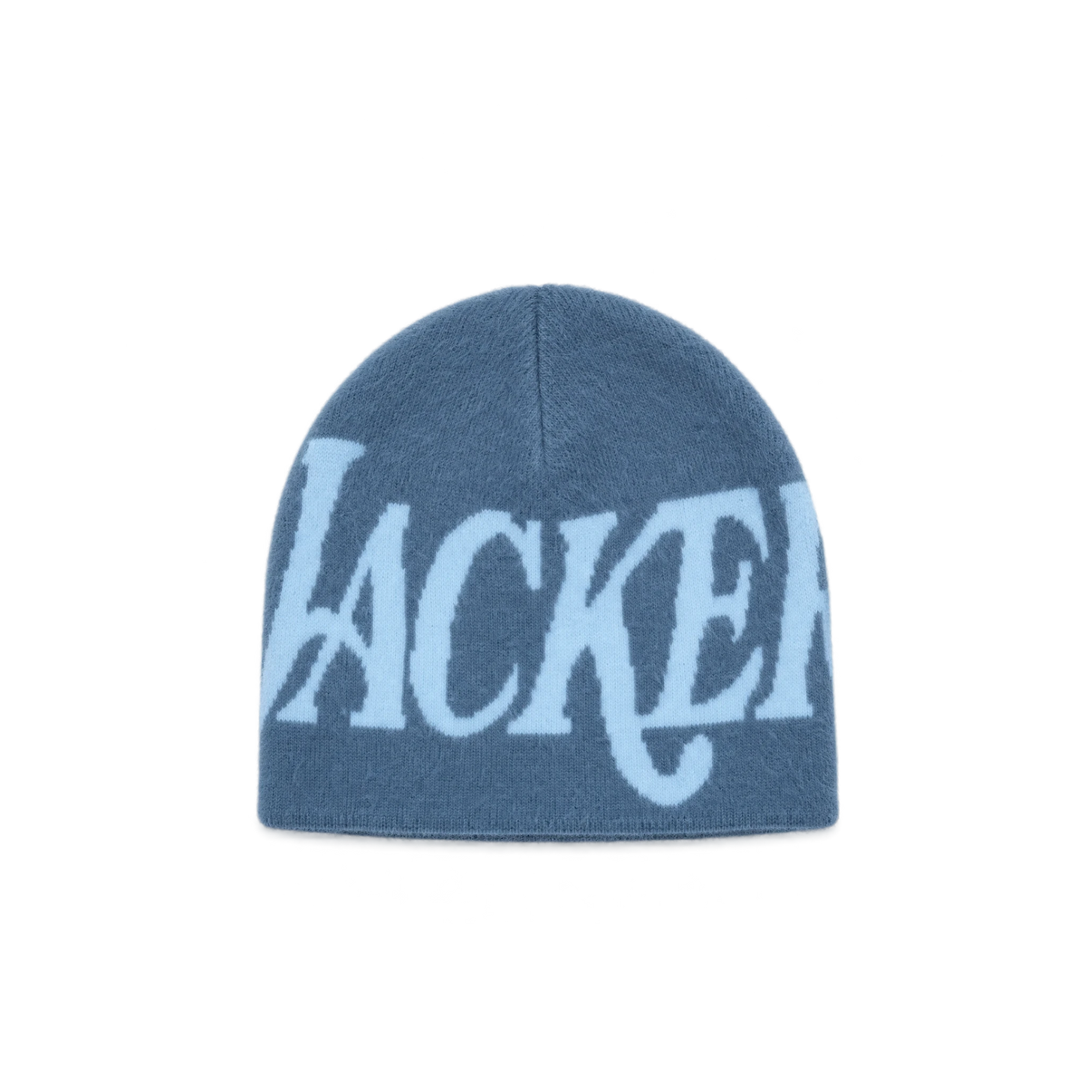 Bonnet Jacker Blur Mohair bleu — vue de face