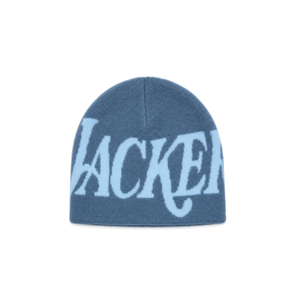 Bonnet Jacker Blur Mohair bleu — vue de face