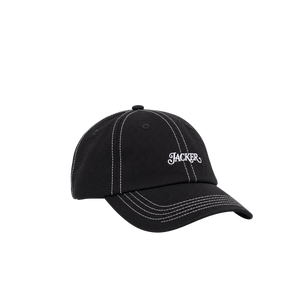 Casquette Jacker Classic Logo noire — vue de face