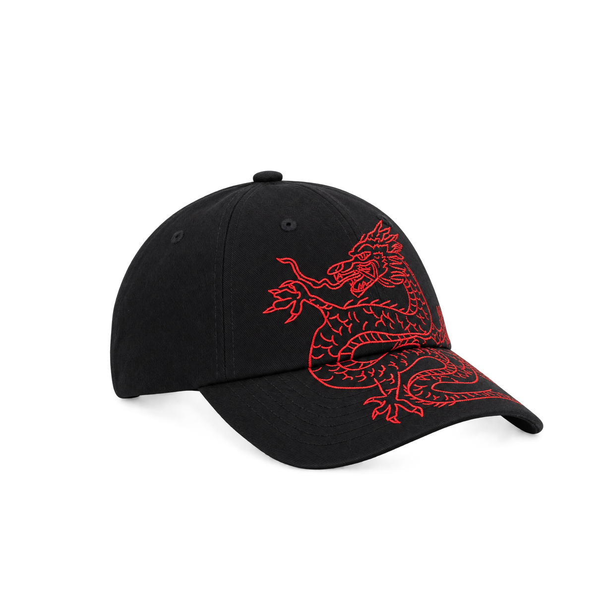 Casquette Jacker Flying Dragons noire — vue de face