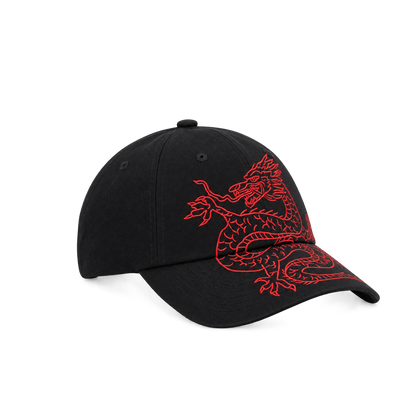 Casquette Jacker Flying Dragons noire — vue de face