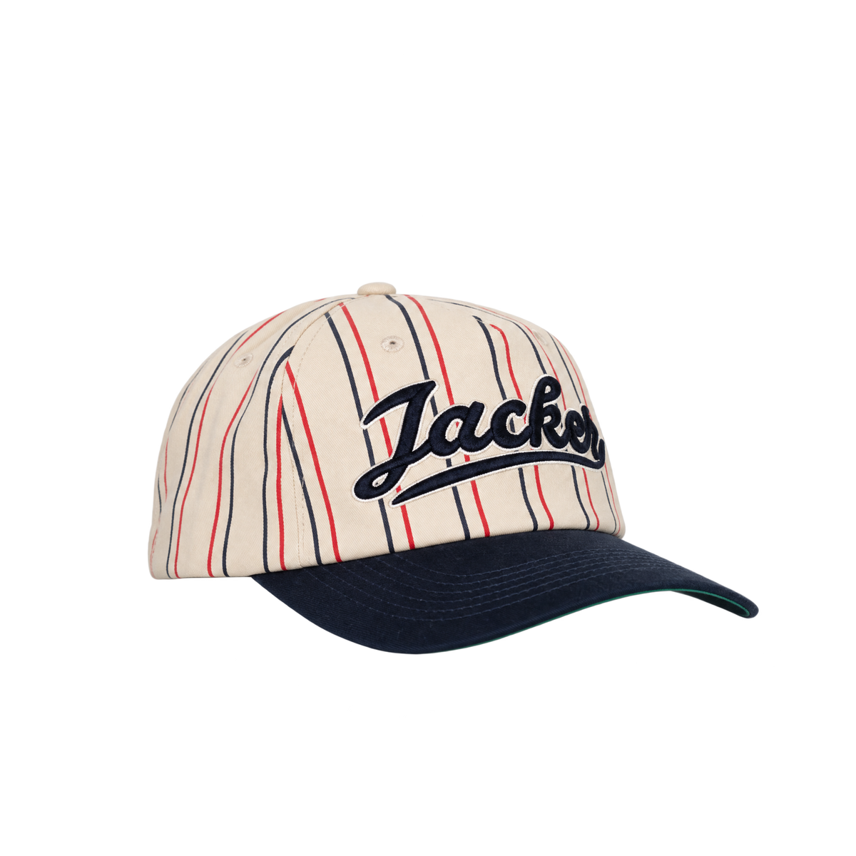 Casquette Jacker snapback MOF blanche — vue de face