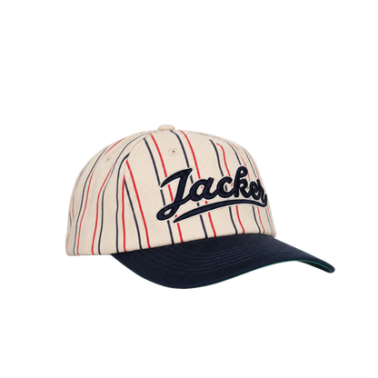 Casquette Jacker snapback MOF blanche — vue de face