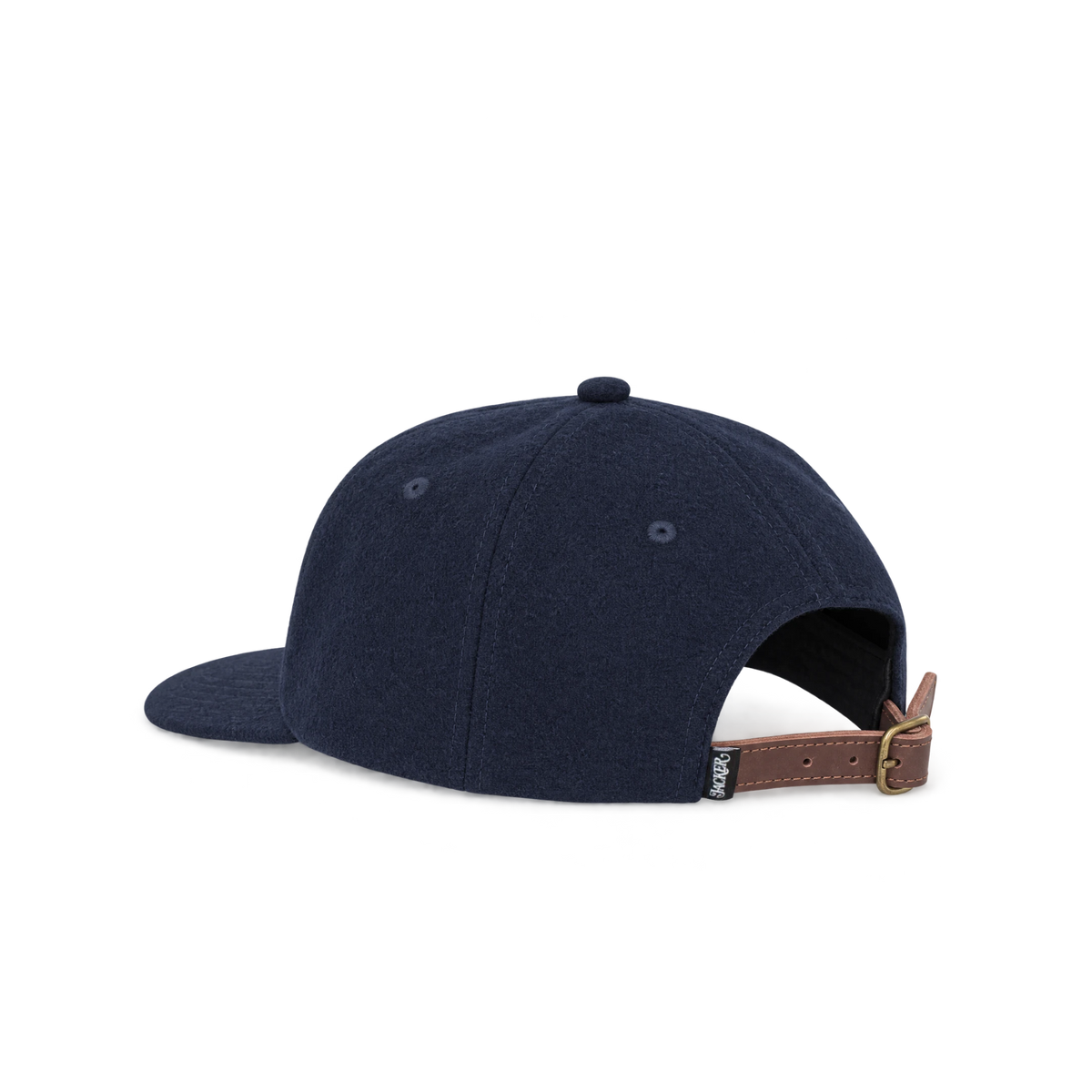 Casquette Jacker snapback MOF Wool bleu marine — vue de dos