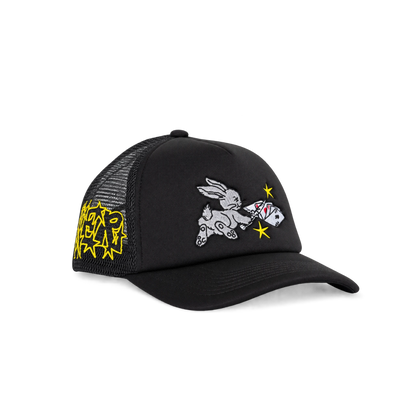 Casquette Jacker trucker Take Back Control noire — vue de face
