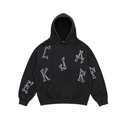 Sweat à capuche Jacker Reckless noir — vue de face