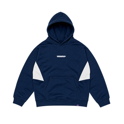 Sweat à capuche Jacker Yetorious bleu marine — vue de face