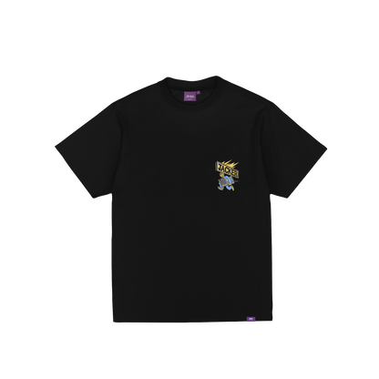 T-shirt Jacker Blackout noir — vue de face