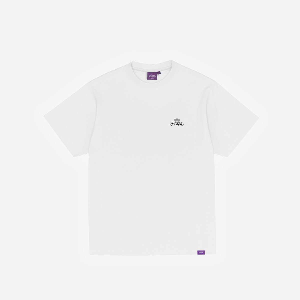 T-shirt Jacker Collective Logo blanc — vue de face