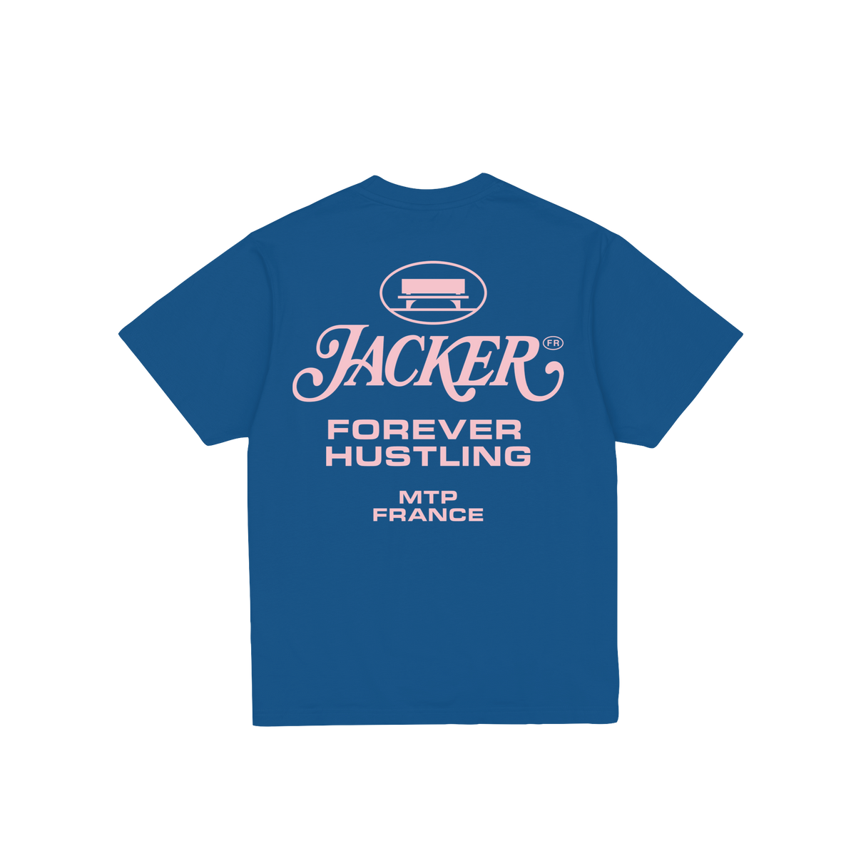 T-shirt Jacker Collective Logo bleu — vue de dos