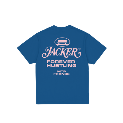 T-shirt Jacker Collective Logo bleu — vue de dos